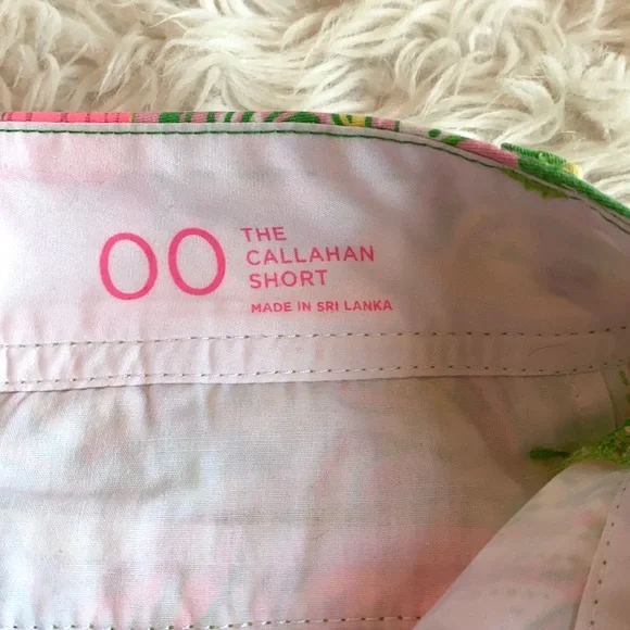 Lilly Pulitzer Pink and Green Patterned Shorts - Picture 5 of 14